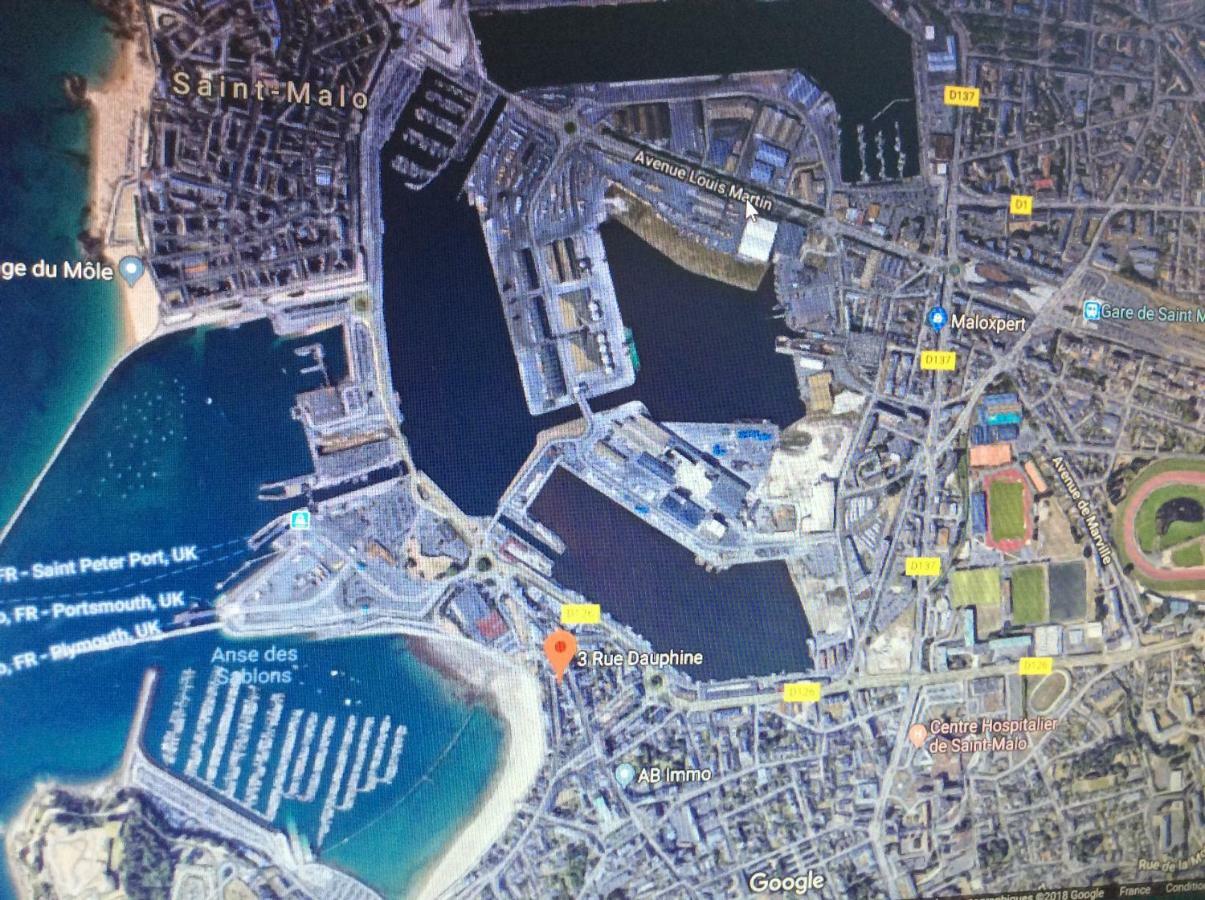 Le Dauphine 20M De La Plage Saint-Malo Exterior foto